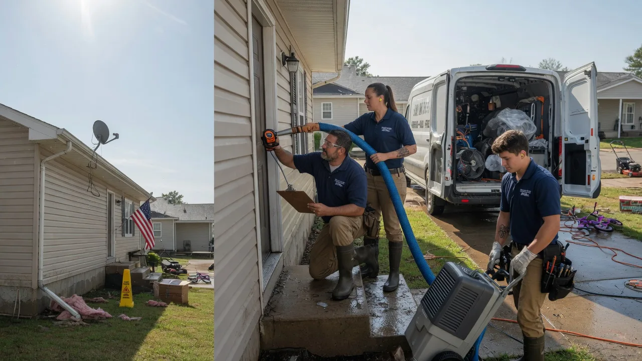 Ceiling Water Damage Restoration in Ryder, ND near me